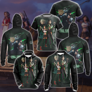 Final Fantasy VII Video Game 3D All Over Printed T-shirt Tank Top Zip Hoodie Pullover Hoodie Hawaiian Shirt Beach Shorts Joggers   