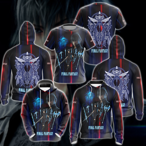 Final Fantasy XV Video Game 3D All Over Printed T-shirt Tank Top Zip Hoodie Pullover Hoodie Hawaiian Shirt Beach Shorts Jogger   