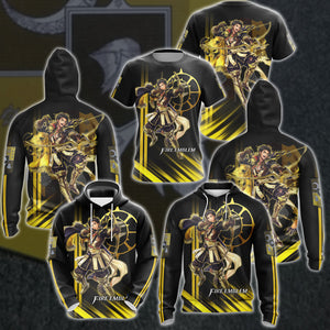 Fire Emblem Claude von Riegan Video Game 3D All Over Printed T-shirt Tank Top Zip Hoodie Pullover Hoodie Hawaiian Shirt Beach Shorts Jogger   