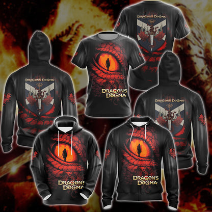 Dragon's Dogma Video Game 3D All Over Printed T-shirt Tank Top Zip Hoodie Pullover Hoodie Hawaiian Shirt Beach Shorts Jogger