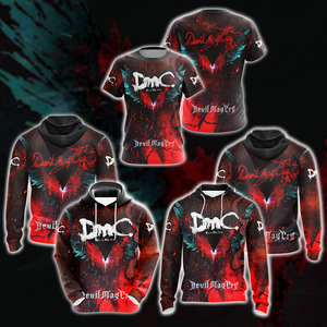 Devil May Cry All Over Print T-shirt Tank Top Zip Hoodie Pullover Hoodie Hawaiian Shirt   