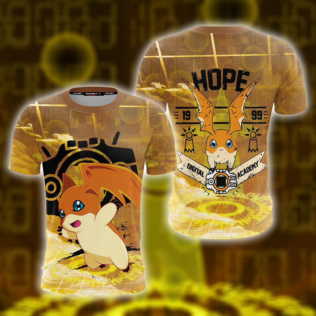 Digimon New The Crest Of Hope 3D T-shirt T-shirt