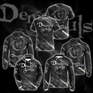 Demon's Souls All Over Print T-shirt Tank Top Zip Hoodie Pullover Hoodie Hawaiian Shirt   