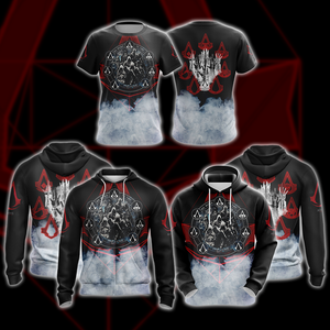 Assassin's Creed We Work In The Dark To Serve The Light Unisex Zip Up Hoodie