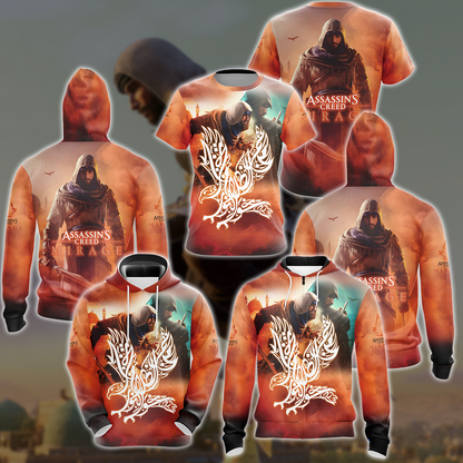 Assassin's Creed Mirage Video Game All Over Printed T-shirt Tank Top Zip Hoodie Pullover Hoodie Hawaiian Shirt Beach Shorts Joggers