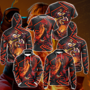 Street Fighter 6 Ken Video Game 3D All Over Printed T-shirt Tank Top Zip Hoodie Pullover Hoodie Hawaiian Shirt Beach Shorts Jogger   