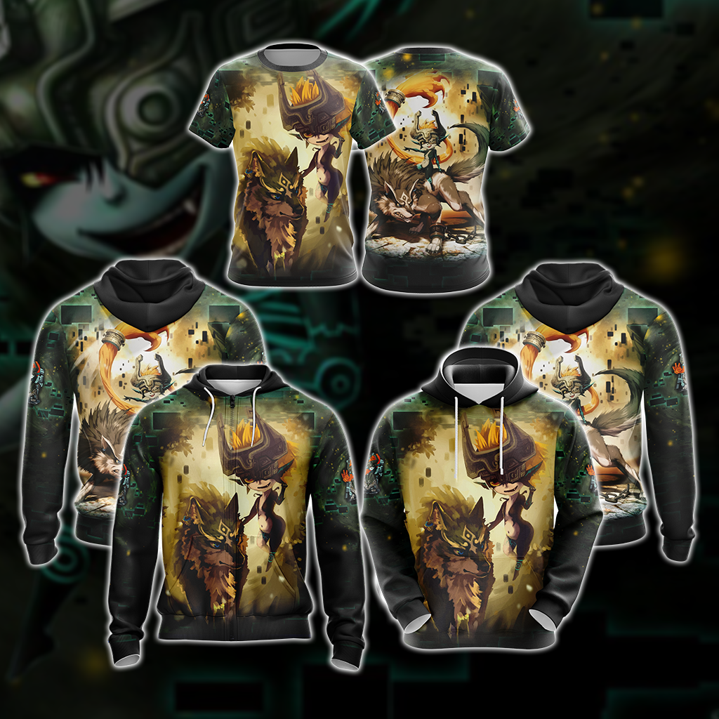 Legend of Zelda Midna New Version Unisex 3D T-shirt