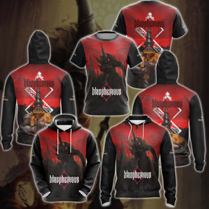 Blasphemous Video Game 3D All Over Printed T-shirt Tank Top Zip Hoodie Pullover Hoodie Hawaiian Shirt Beach Shorts Jogger   