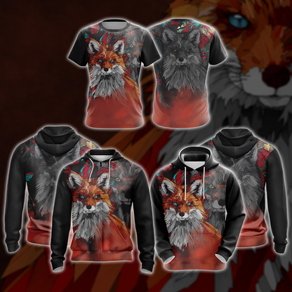 Aesthetic Fox Unisex 3D T-shirt