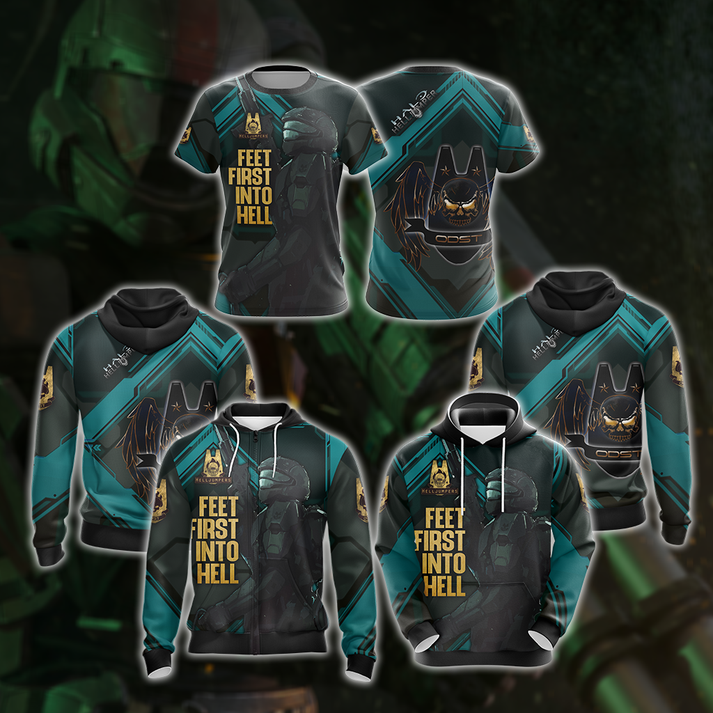 Halo - Helljumper Unisex 3D T-shirt