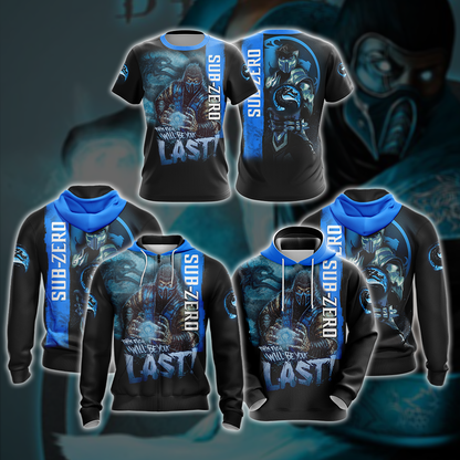 Mortal Kombat Sub Zero This Time Will Be Your Last Unisex 3D T-shirt