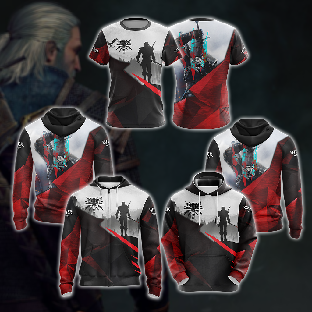 The Witcher 3 Emblem Unisex 3D T-shirt   