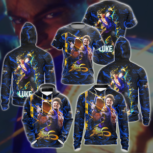 Street Fighter 6 Luke Video Game 3D All Over Printed T-shirt Tank Top Zip Hoodie Pullover Hoodie Hawaiian Shirt Beach Shorts Jogger   