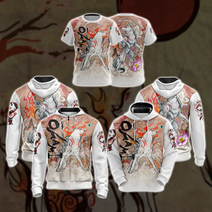 Okami New Version Unisex 3D T-shirt   