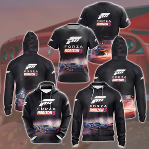 Forza Horizon 5 Video Game All Over Printed T-shirt Tank Top Zip Hoodie Pullover Hoodie Hawaiian Shirt Beach Shorts Joggers   