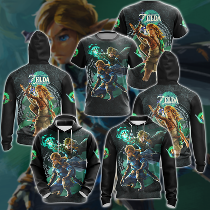 The Legend of Zelda: Tears of the Kingdom Video Game 3D All Over Printed T-shirt Tank Top Zip Hoodie Pullover Hoodie Hawaiian Shirt Beach Shorts Jogger