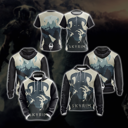The Elder Scrolls: Skyrim Unisex 3D T-shirt