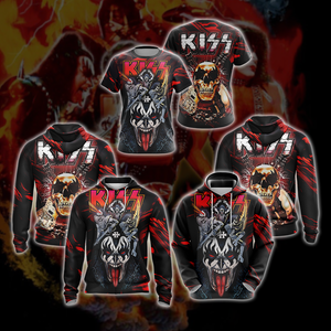 Kiss Band Unisex 3D T-shirt   