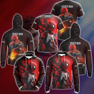 Spider-Man 2 Video Game All Over Printed T-shirt Tank Top Zip Hoodie Pullover Hoodie Hawaiian Shirt Beach Shorts Joggers   