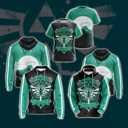 Legend of Zelda - Hyrule University Unisex 3D T-shirt