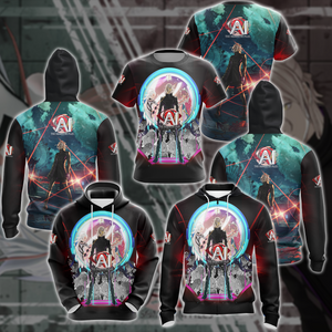 AI: The Somnium Files Video Game All Over Printed T-shirt Tank Top Zip Hoodie Pullover Hoodie Hawaiian Shirt Beach Shorts Joggers   