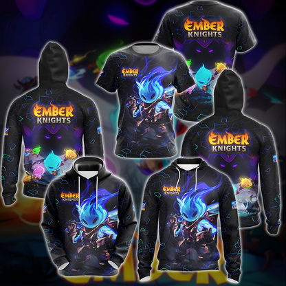 Ember Knights Video Game 3D All Over Printed T-shirt Tank Top Zip Hoodie Pullover Hoodie Hawaiian Shirt Beach Shorts Jogger