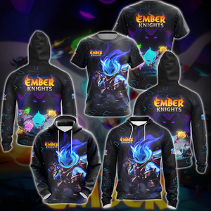 Ember Knights Video Game 3D All Over Printed T-shirt Tank Top Zip Hoodie Pullover Hoodie Hawaiian Shirt Beach Shorts Jogger   