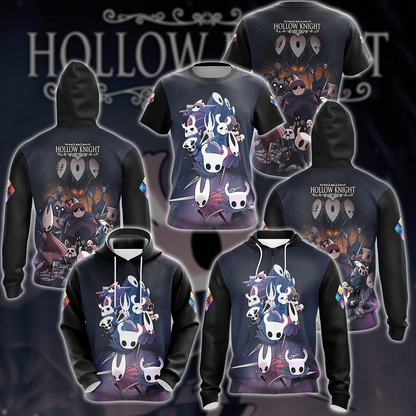 Hollow Knight Video Game 3D All Over Printed T-shirt Tank Top Zip Hoodie Pullover Hoodie Hawaiian Shirt Beach Shorts Joggers
