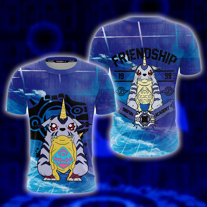 Digimon New The Crest Of Friendship 3D T-shirt T-shirt