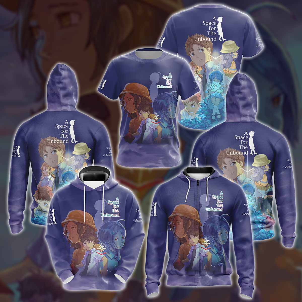 A Space For The Unbound Video Game All Over Printed T-shirt Tank Top Zip Hoodie Pullover Hoodie Hawaiian Shirt Beach Shorts Joggers