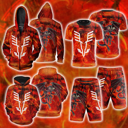 Yu-Gi-Oh! Red Dragon Archfiend The Mark Of The Wings Unisex 3D T-shirt