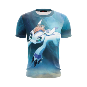 Digimon Gomamon Unisex 3D T-shirt   