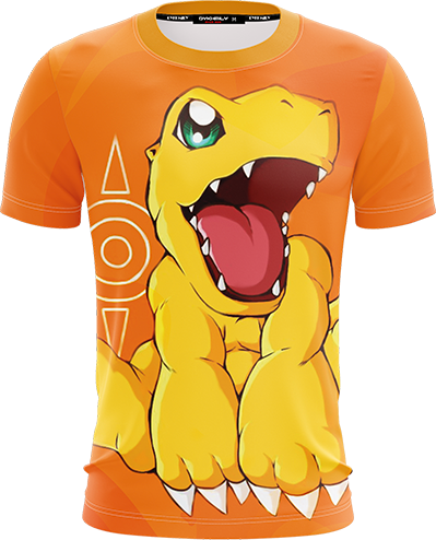 Digimon Agumon Unisex 3D T-shirt