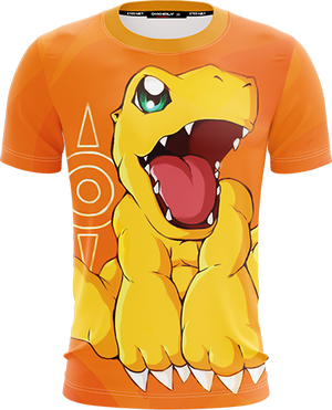 Digimon Agumon Unisex 3D T-shirt   