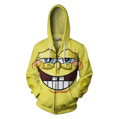 SpongeBob SquarePants 3D Zip Up Hoodie