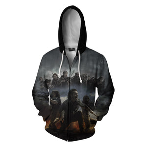 The Walking Dead 3D Zip Up Hoodie   