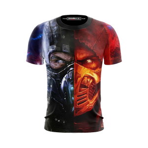 Mortal Kombat Scorpion And Subzero 3D T-shirt   