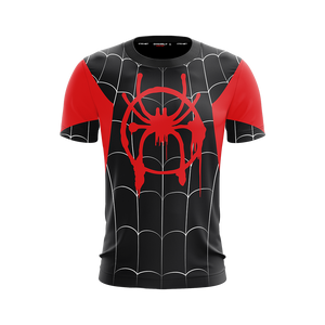 Spider-Man: Into the Spider-Verse Miles Morales Cosplay Unisex 3D T-shirt   