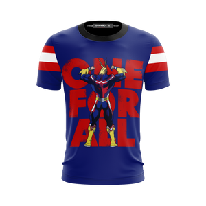 All Might One For All  Unisex 3D T-shirt   