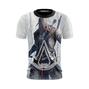 Assassin's Creed III Connor Cosplay Unisex 3D T-shirt   