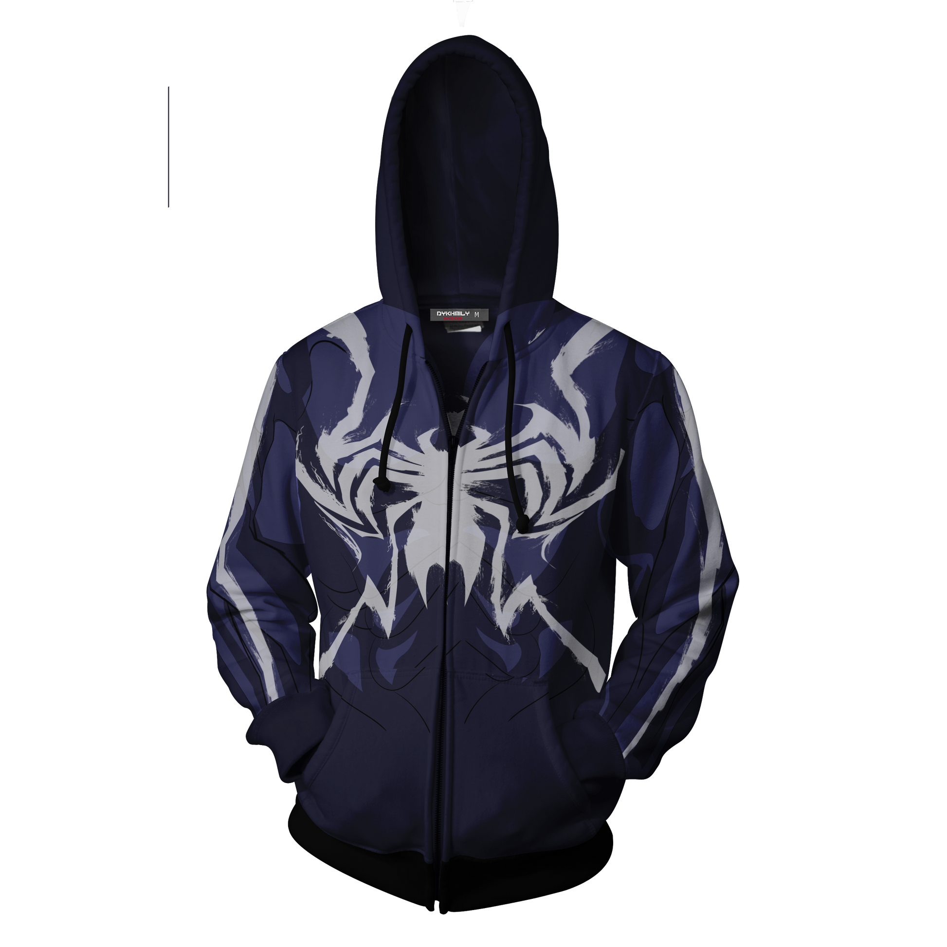 Venom Marvel Cosplay Zip Up Hoodie Jacket