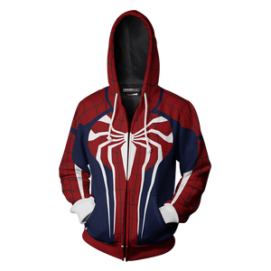 Spider-Man Cosplay PS4 Advanced Suit New Look 3D Hoodie   