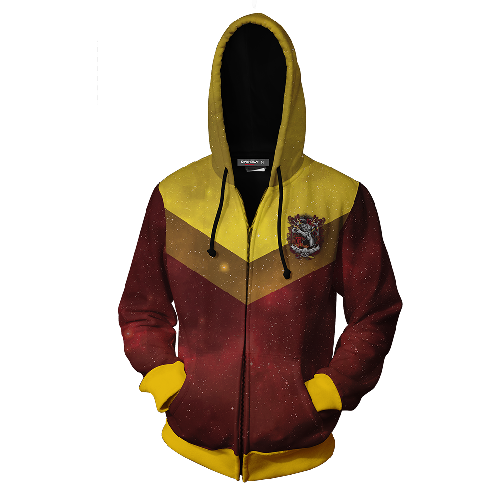 Gryffindor Edition Harry Potter New Zip Up Hoodie