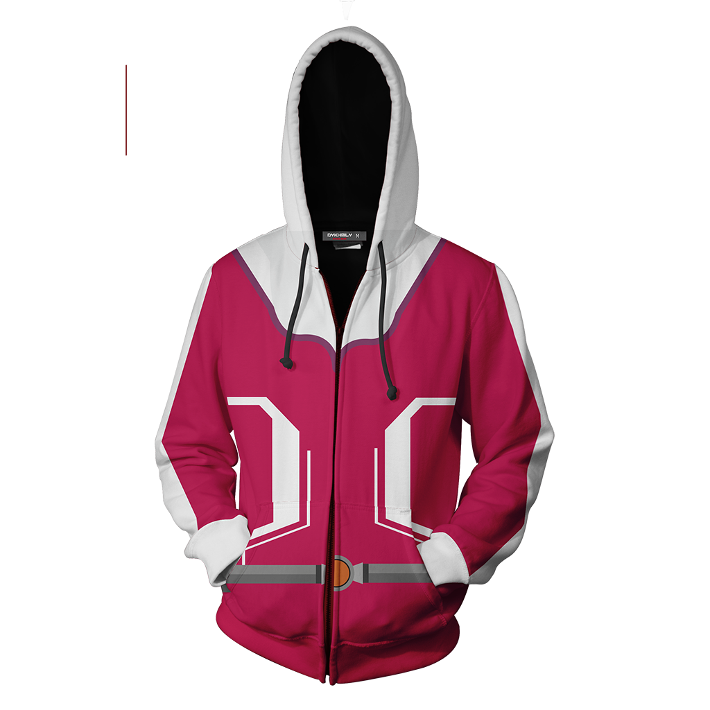 Pokemon Go Girl Pokemon Trainer Cosplay Zip Up Hoodie Jacket