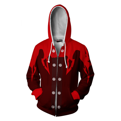 Death Note Mello (Mihael Keehl) Cosplay Zip Up Hoodie Jacket