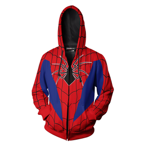 Spider-Armor MK IV Cosplay PS4 Zip Up Hoodie Jacket   