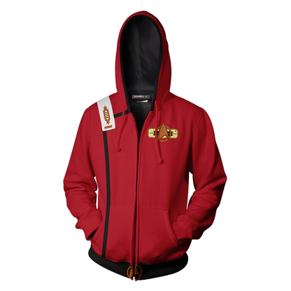 Star Trek II: The Wrath Of Khan Cosplay Zip Up Hoodie Jacket