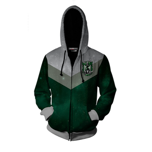 Slytherin Edition Harry Potter New Zip Up Hoodie