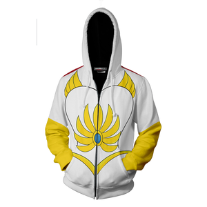 Shera Cosplay Princess Of Power Zip Up Hoodie Jacket   