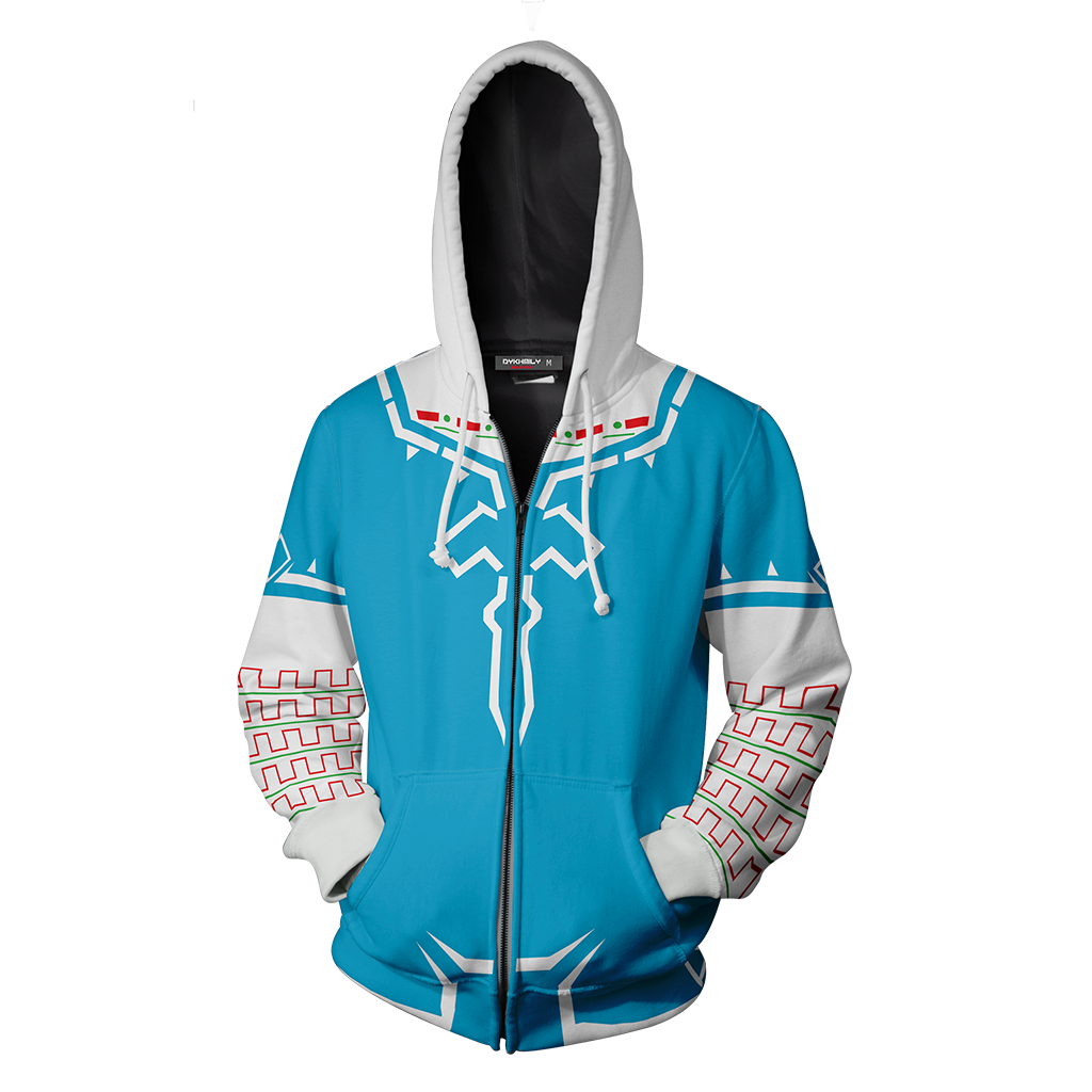 Breath of the wild fashion zip up hoodie